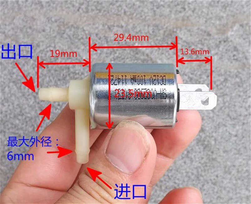 DC 12 V/DC 24 V magnetventil Mini Mikro elektrische Wasser gasventil Entmutigt Normalerweise geschlossen oder 12 V Schub bis 24 V Modul