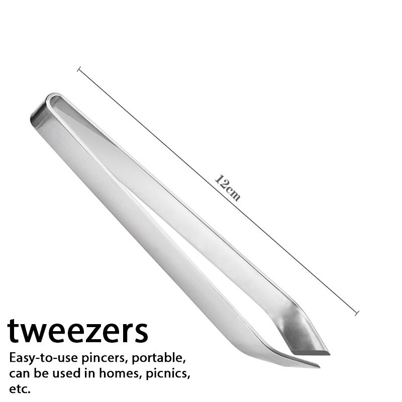 1 PC Stainless Steel Fish Bone Tweezers Pincer Clip Puller Remover Tongs Fish Bone Plucking Clamp Kitchen Gadgets Tools