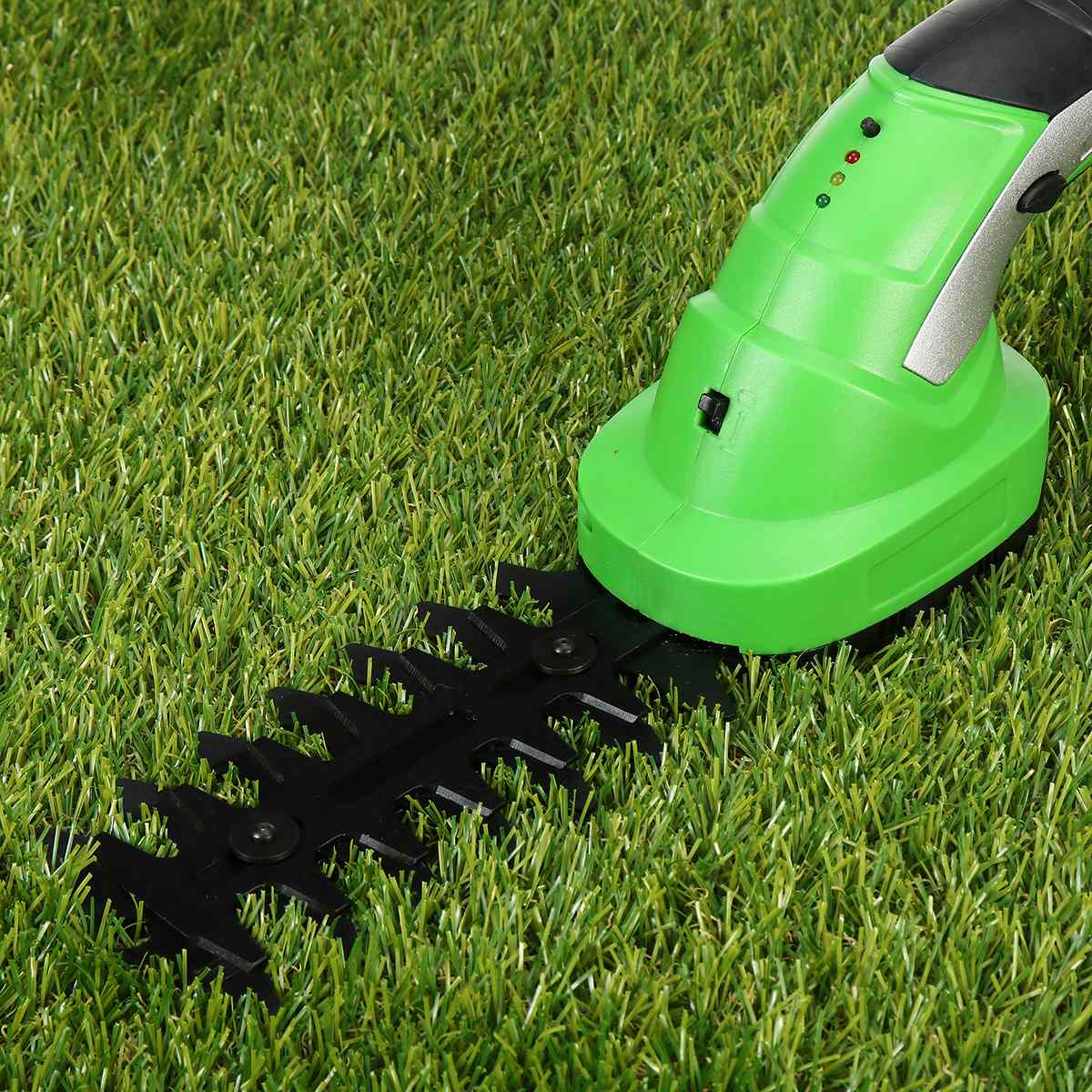 7.2V 2 In 1 Electric Trimmer Lithium-ion Cordless Lawn Mower Garden Tools Hedge Trimmer Rechargeable Lawn Trimmers for Garden Gr