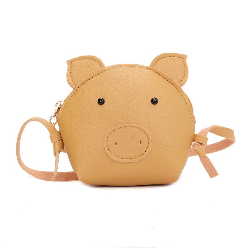 Monedero de oveja renagada para niñas, monedero para niños, bolso cambiador pequeño de piel sintética con dibujos animados para niños, bandolera tipo mensajero de princesa: Yellow
