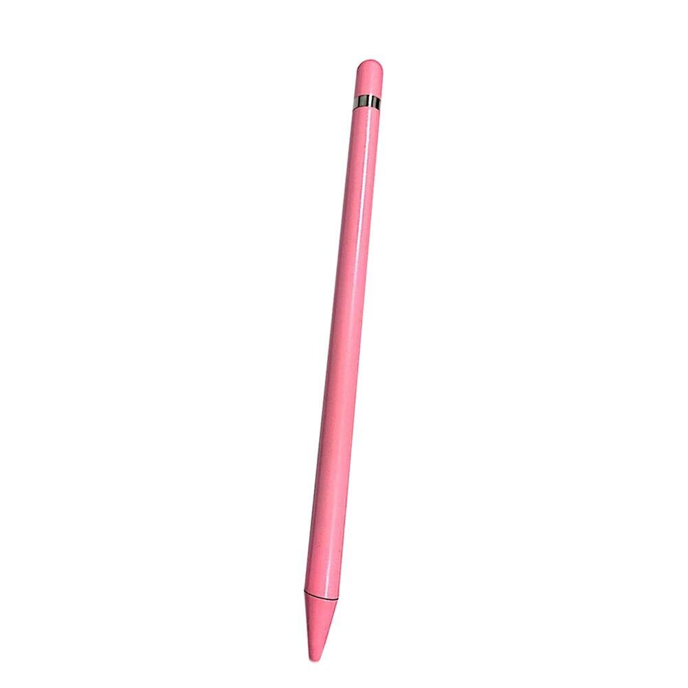 Universele Stylus Zachte Penpunt Schrijven Capacitieve Touchscreen Stylus Telefoons Tablet S Pen Potlood Anti-Vingerafdrukken Smartphone: Roze