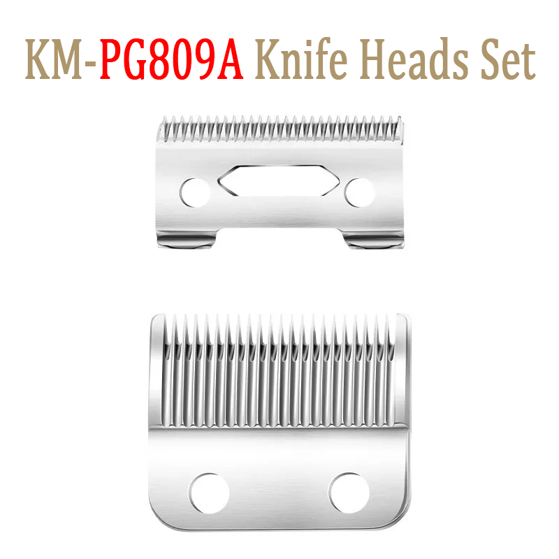 Cortadora de pelo Kemei o cuchilla KM-PG809A cortadora de pelo inalámbrica para hombres máquina cortadora corte de pelo recargable: Marfíl