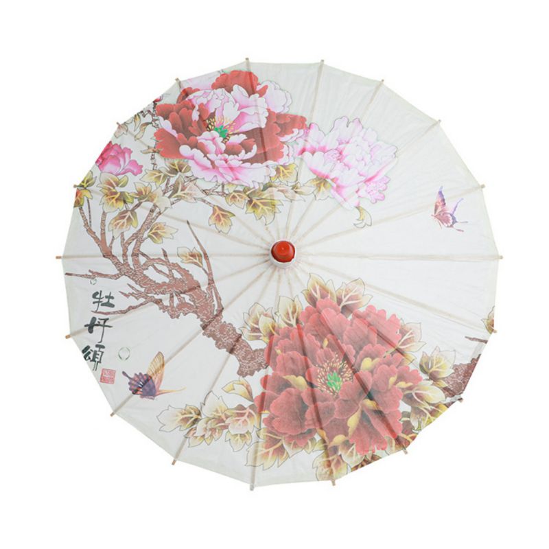 Women's Rain Umbrella Chinese Umbrella fengshui Silk Dance Japanese Decorative Bamboo Umbrella Oil Paper Umbrella parasol