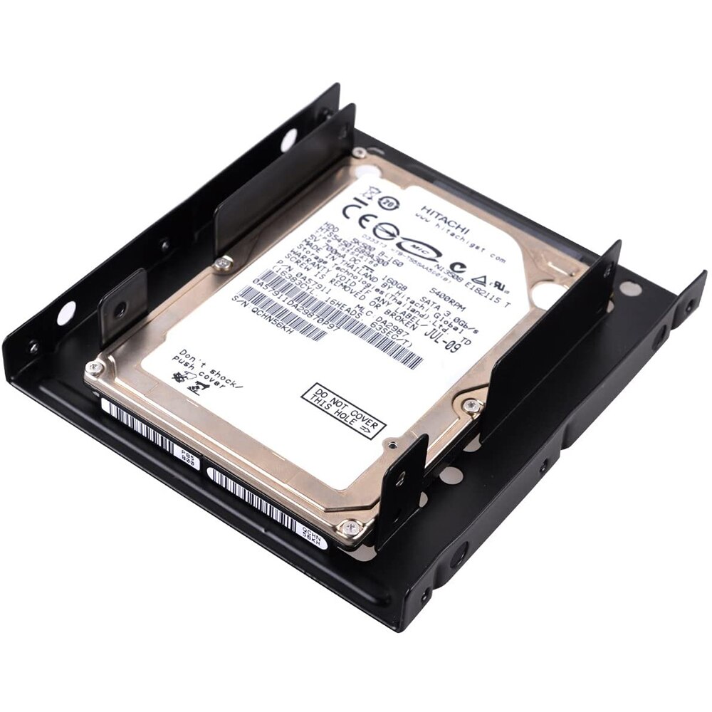 SSD Mounting Bracket Adapter 2.5 to 3.5 inch SSD Mounting Kit with SATA Cable and SATA Power Cable