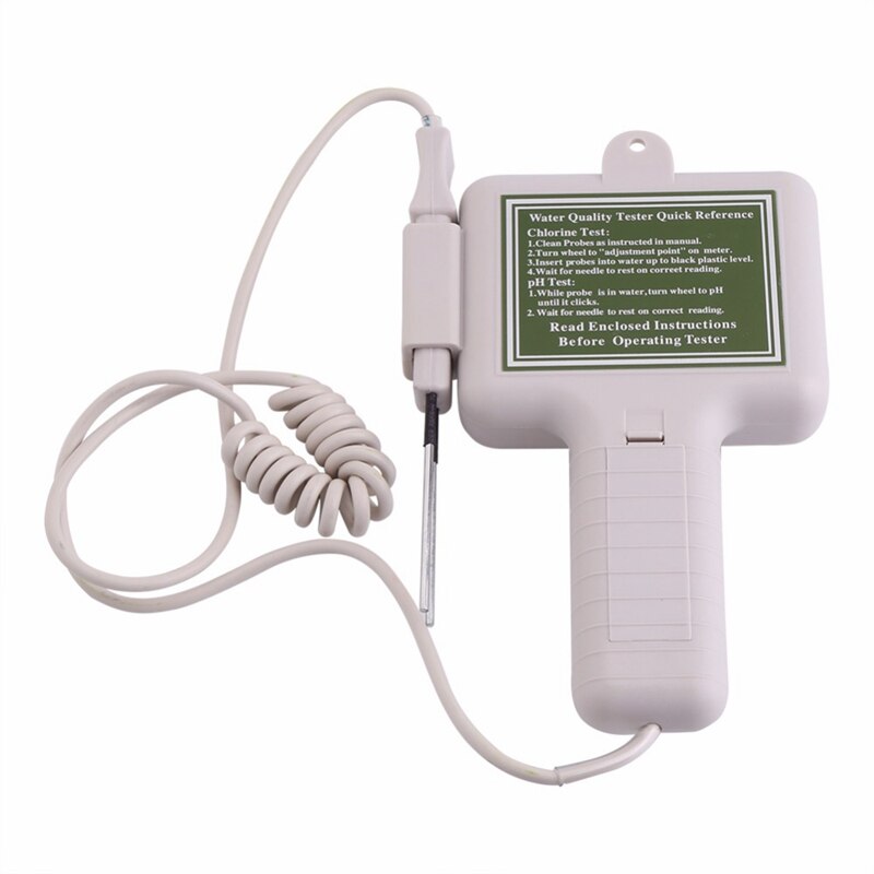 Ph-waarde van het water, chloortester, zwembad, spa-niveaumeter, analyse, meting, monitor, detector, controle, testkit