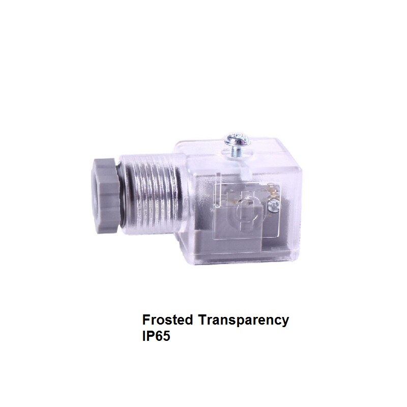 Norme femelle du connecteur DIN 43650 de cc à ca de prise électrique avec le lampe-témoin LED pour l'électrovanne hydraulique