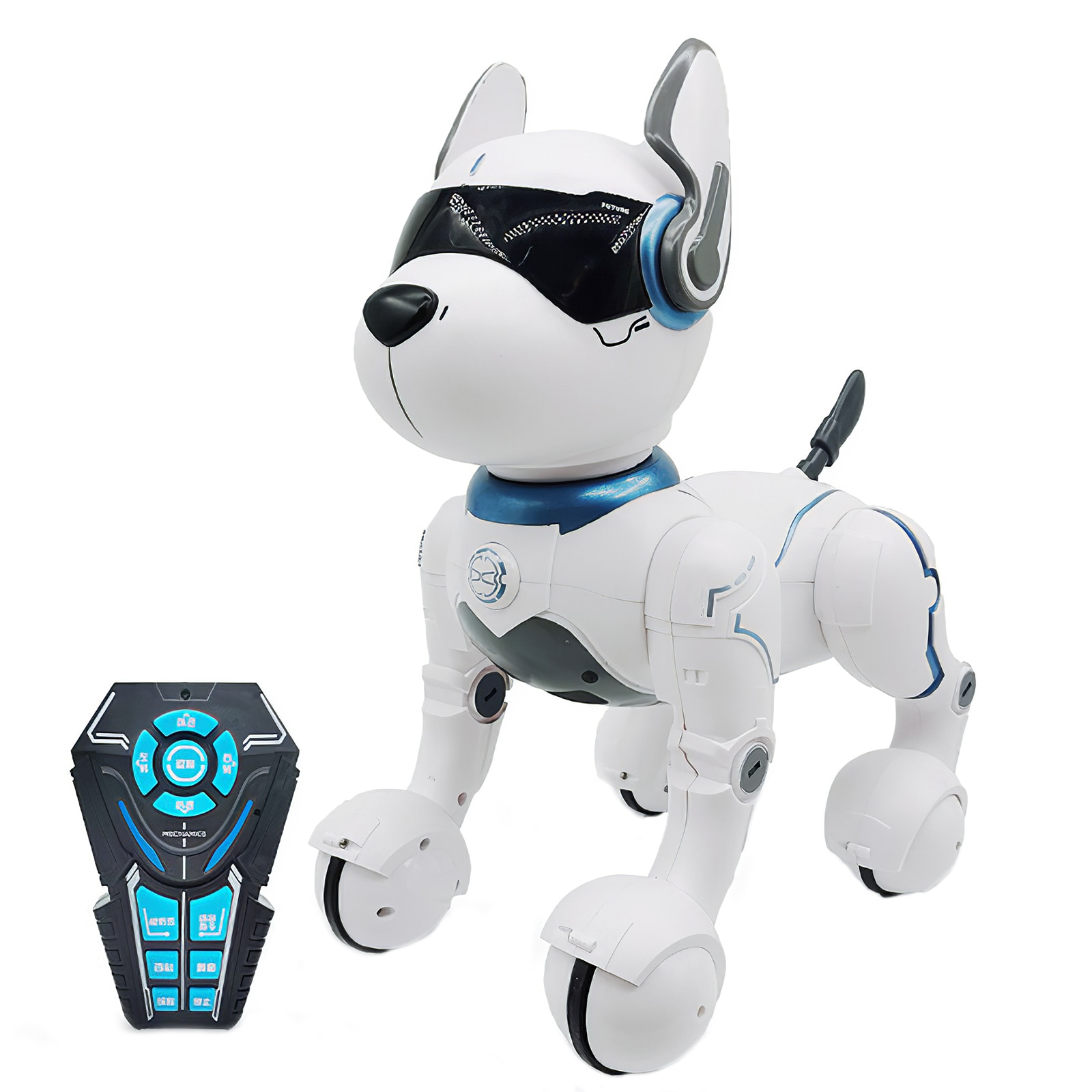 Afstandsbediening Robot Hond Speelgoed Rc Robotic Stunt Puppy Imiteert Dier Geluiden Dansen Met Muziek Robot Speelgoed Voor Kinderen Jongens en Meisjes