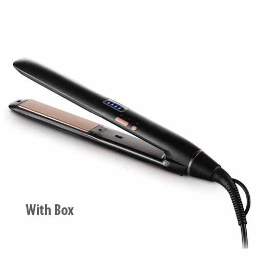 2 In 1 Hair Straightener And Curler Mini Plate Straightening Flat Iron Spiral Wave Hair Curling Fast Heating Ceramic Hair Styler: black / AU