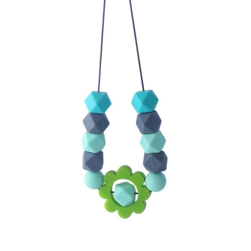 NewBaby Farbige Ungiftig Geometrische Molaren Anhänger Beißring Armband Molaren Stick Silikon Biss Stick Niedlichen Cartoon-Muster ToyNew