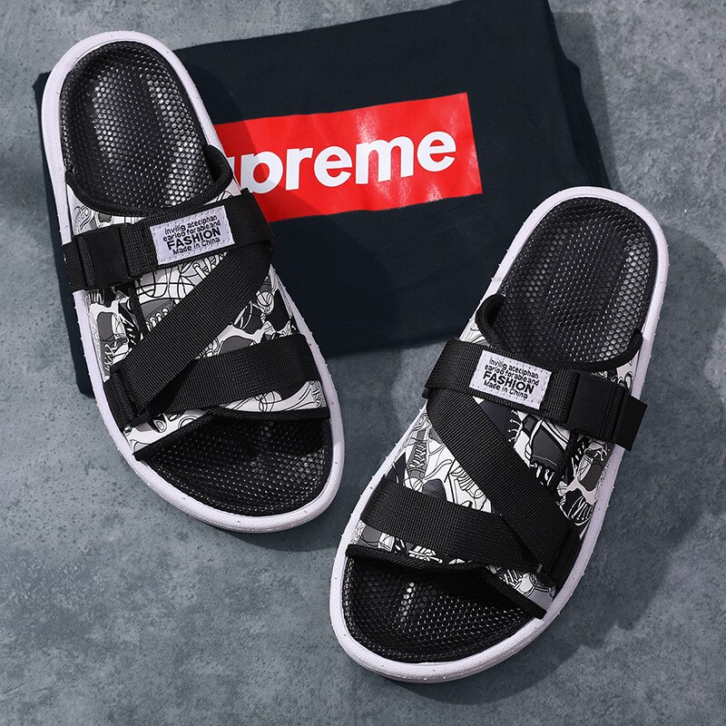 Men Summer Shoes Plus Size 36-45 Slippers Couple Slippers Flip-flops Comfortable Footwear Casual Shoes Sapatos Masculino: 3 / 7