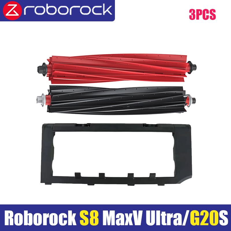 Roborock S8 Max V Ultra G20s robot Vacuum Cleaner Accessories mop Choth vacuum bags Side Brush Filter Replaceable Parts: light green