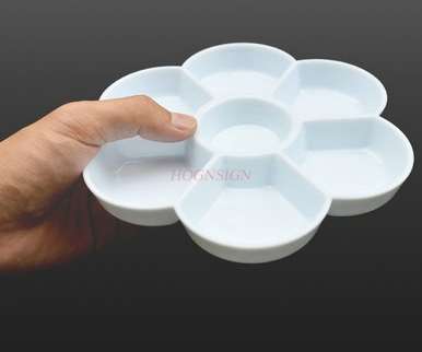 Watercolor palette plum plate thickened palette easy to wash resistant paint painting palette