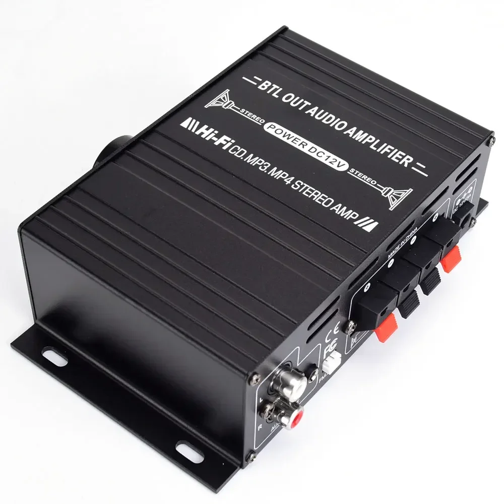 Sound Verstärker Kanal 2,0 HIFI Bluetooth 5 Verstärker Hause Digital Audio Verstärker 40 W + 40 W Musik Player AK380 für Auto MP3 Bass Trebl