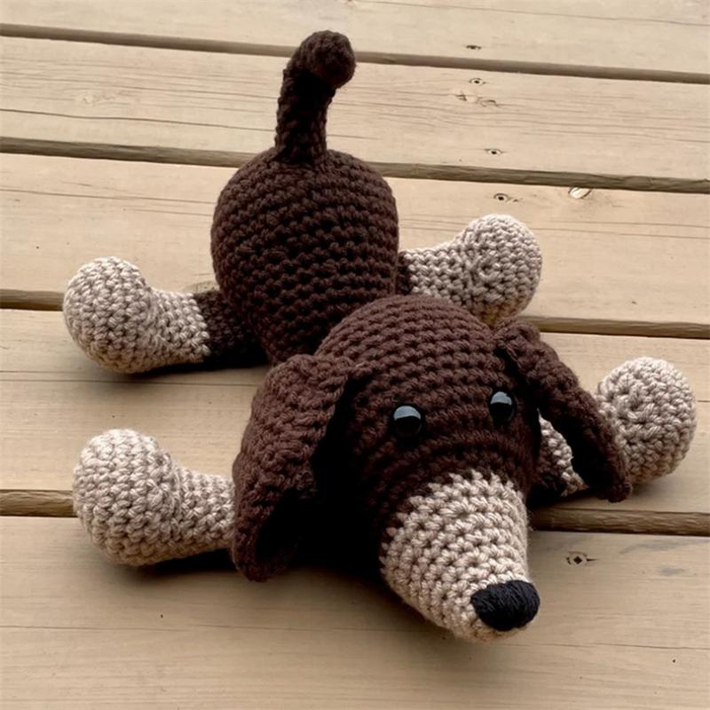 Sjov dørstopper dørstoppere sød hæklet dørkile husholdningsdørbeslag håndlavet dørbeslag vindtæt gulvdekoration