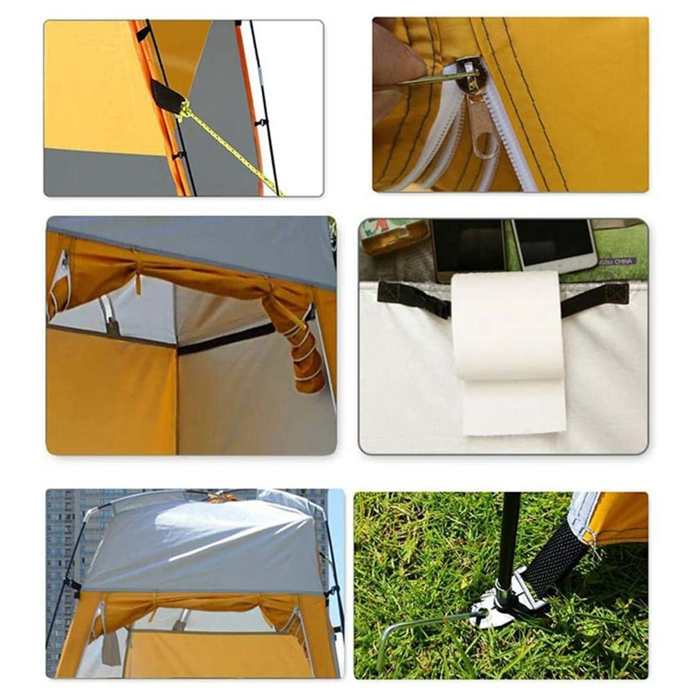 Draagbare Outdoor Douche Bad Tent Veranderende Paskamer Waterdicht Camping Tent Onderdak Strand Privacy Wc Tenten