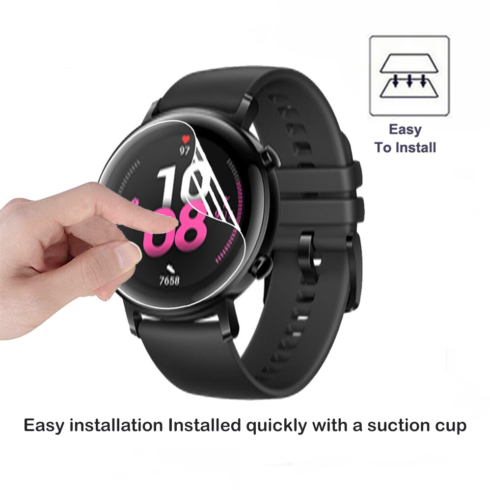 3 stk til huawei honor watch magic  gt 2 gt2 42mm 46mm pro smartwatch tpu film fuld dækning blød lcd skærmbeskytter ikke glas