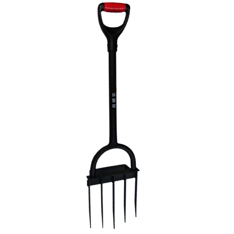 Long Handle Garden Tool Manganese Steel Digging Fork with Grip Handle Digging Manure Fork Thick Pedal Weeding Accessories