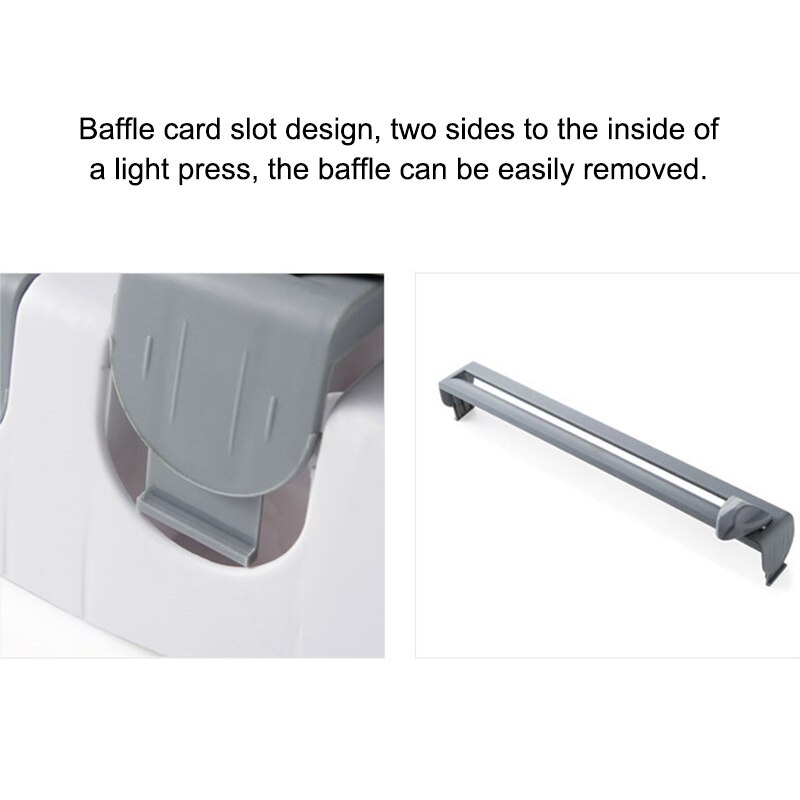 Étagère multifonction avec ruban adhésif double face, support de papier essuie-tout, coupe-film de conservation, outil distributeur