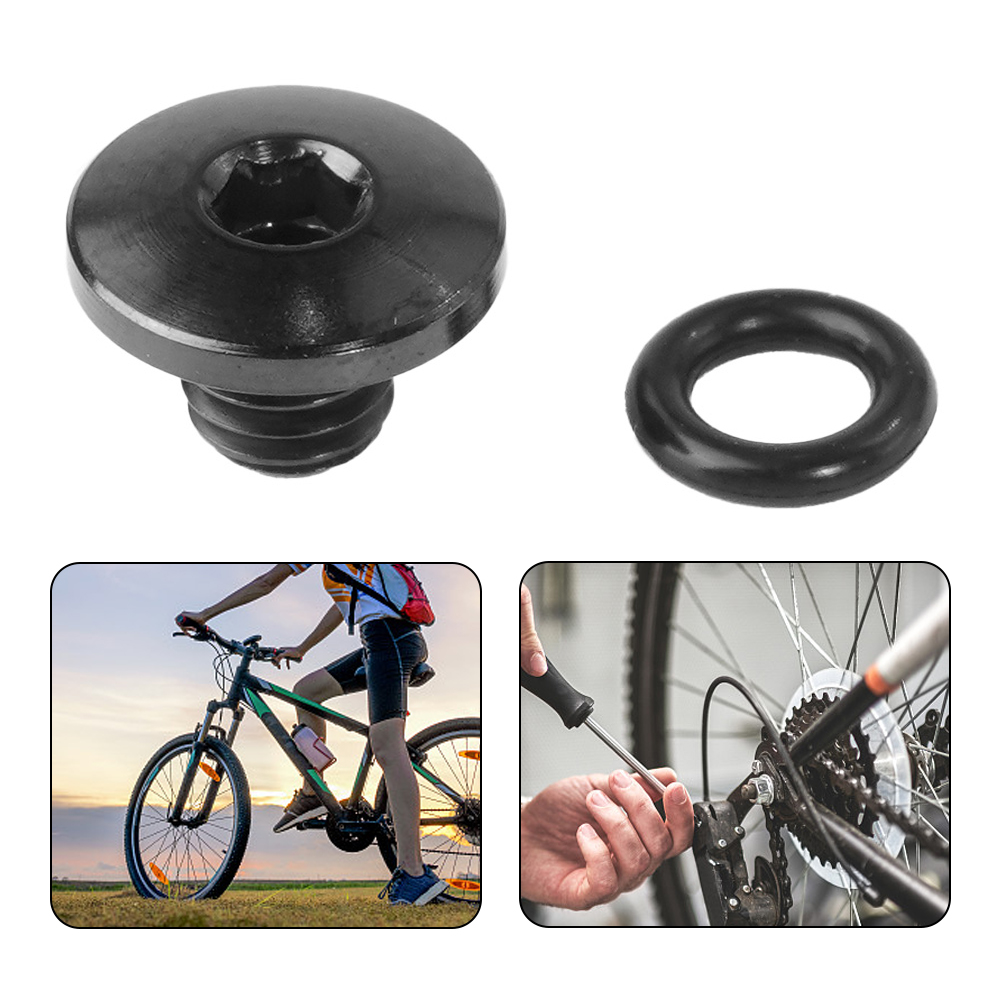 Vis de purge de vélo en titane, joint torique en acier M5 pour XT/SLX/Zee/Deore/LX, vis de frein à disque hydraulique de vélo