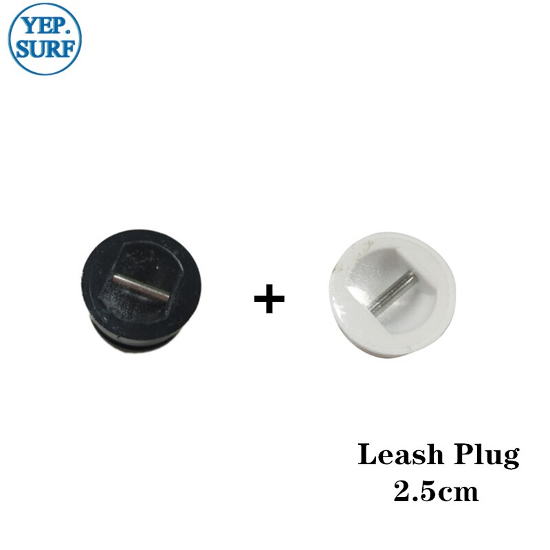 Leash Plug Black or White 2.5cm/ 3.0cm Plastic Surfboard leash Plugs 10pcs per set: 5pcs B with 5pcs W