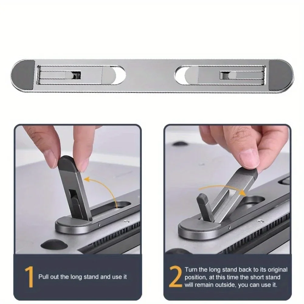 1PC Opvouwbare Laptop Stand Draagbare Ondersteuning Notebook Stand Computer Laptop Houder Koelbeugel Riser Laptop Accessoires Plank
