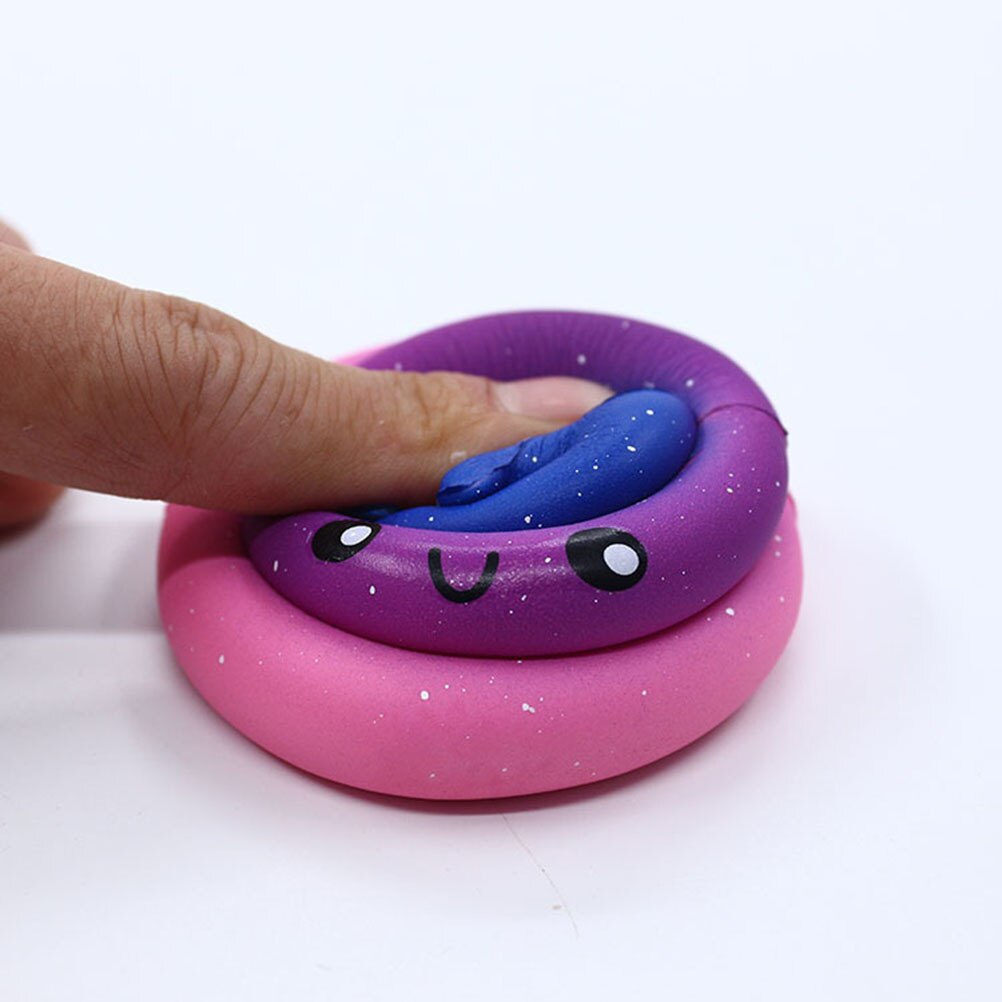 Exquisite Fun Stress Relief Toy Squeeze ToysExquisite Fun Galaxy Poo Scented Squishy Charm Slow Rising Stress Reliever Toy