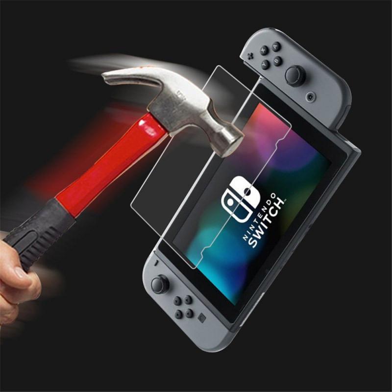 Per Nintendo Switch pellicola proteggi schermo in vetro temperato Ultra trasparente Premium 2 confezioni, 2 pezzi pellicola salvaschermo 9H per interruttore NS