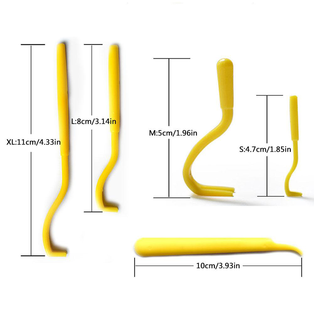 5Pcs Plastic Tick Twister Hook Tool Tick Remover Dog Accessories Manual Debulking Flea Remover Hook Cat Dog Pet Supplies