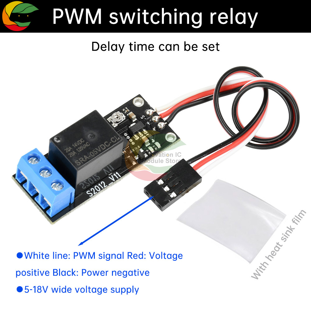 PWM Elektronische Schakelaar Relais 5-18V Model Vliegtuig Auto Model Boot Model Afstandsbediening Antenne Lichtregeling kan Worden Ingesteld Vertraging