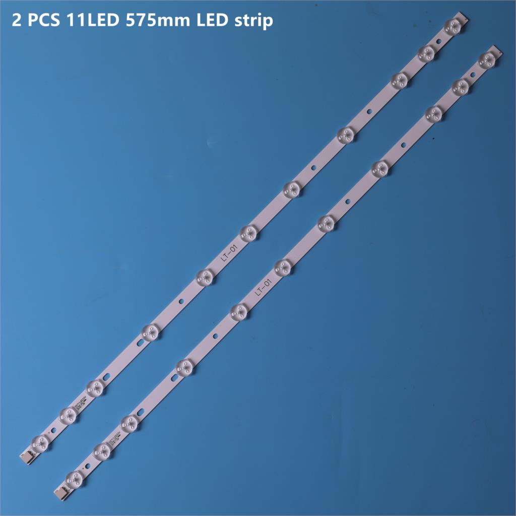 Originele 2 Stks/set 11 Leds 574 Mm Led Backlight Strip Voor Vestel 32D1334DB VES315WNDL-01 VES315WNDS-2D-R02 VES315WNDA-01