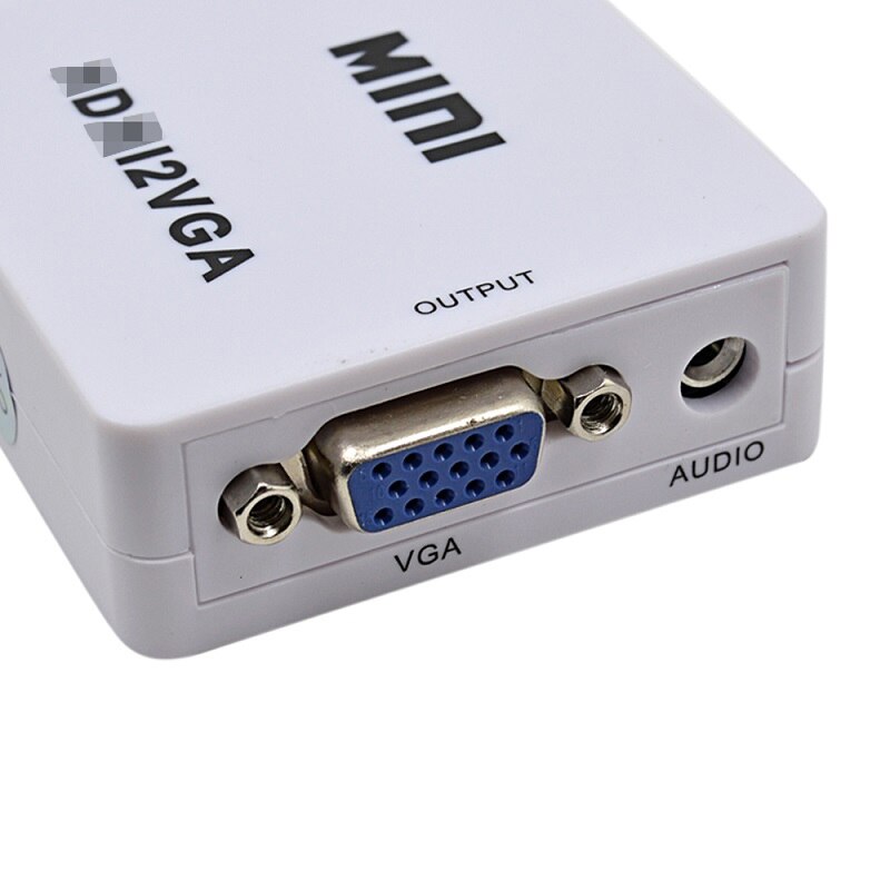 Cool dier mini hdmi till vga adapter hdmi 2 vga converter digital analog  hd 1080p för pc laptop surfplatta displayer hdmi vga