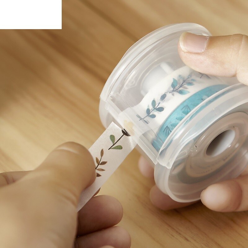 Kawaii Cute Masking Tape Cutter Washi Tape Dispenser Storage Organizer Cutter School Office Supplies DIY Bullet Journal sl1830