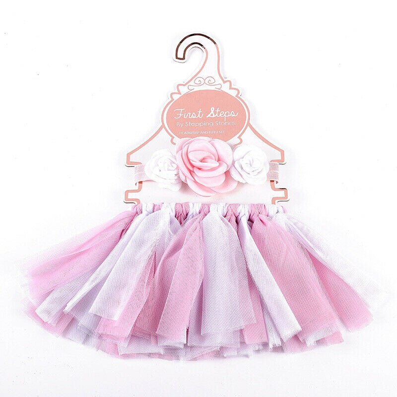 Cute Toddler Newborn Baby Girl Tutu Skirt + Headband Photo Prop Costume Outfit