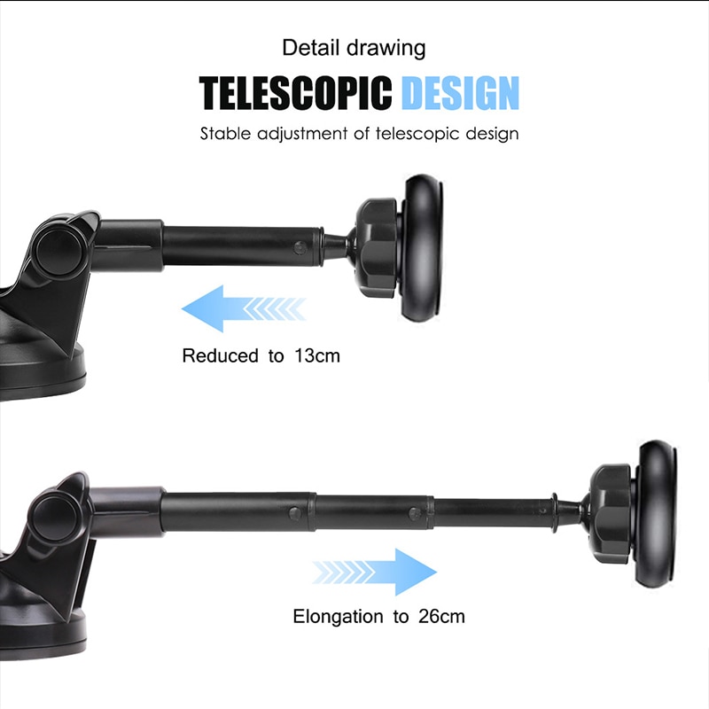 Universele Magnetische Telefoon Houder Voor Iphone X/8//7/Plus Samsung Auto Telefoon Houder Voor Auto Voorruit dashboard Mount Met Cradle