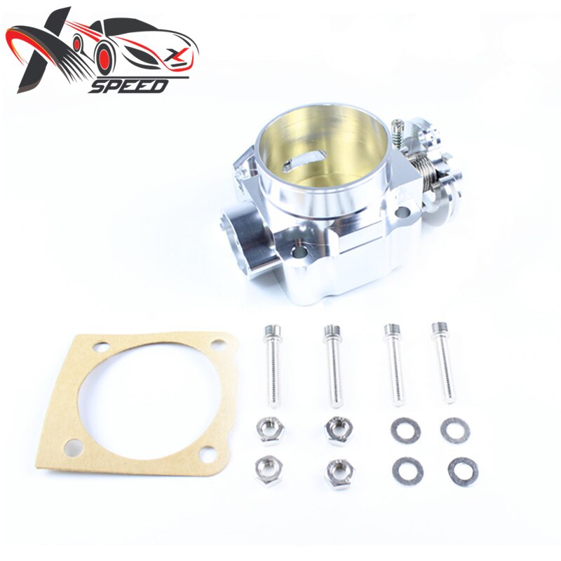 For EVO 1 2 3 4G63 Throttle Body Mitsubish i Lancer 70mm Intake Manifold Aluminum XXTBMBEVO123SL