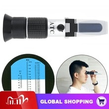 Hand Held Brix Honey Refractometer Measure Brix Baume Concentration Tester Meter Tool