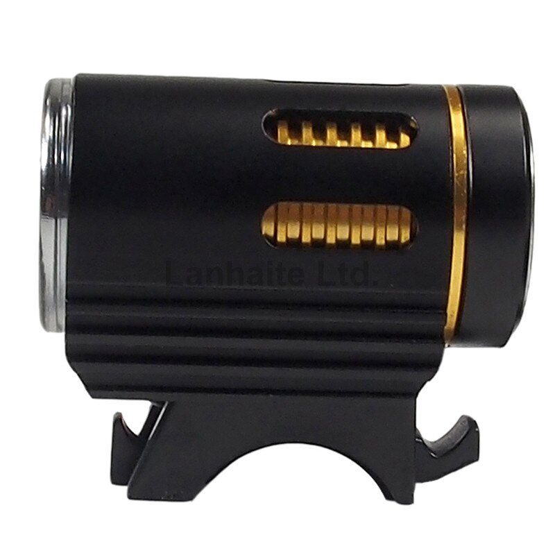 Cree XM-L2 U3 LED 4+2-Mode 1000 Lumens Bike Light - Black and Gold