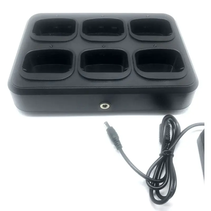 6-voudige Snellader - Voor Motorola GP3688/GP3188/EP450/PR400/CP Serie Radio's - NNTN4851A/NNTN4970 Batterij