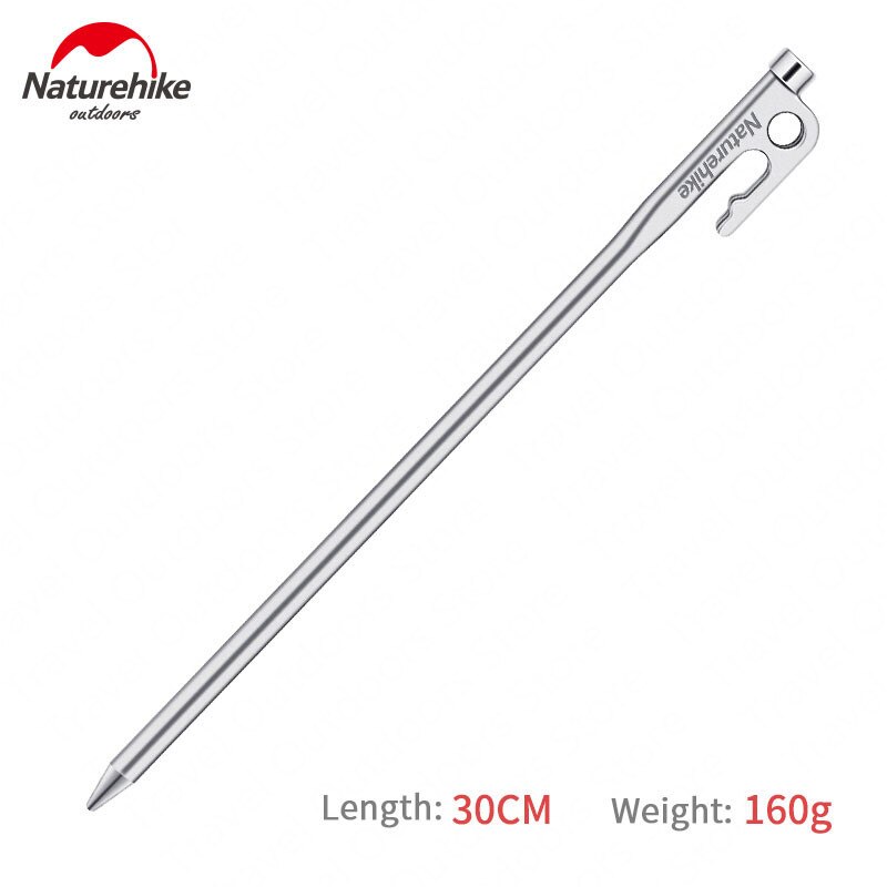 Naturehike high strength stainless steel studs, 420 stainless steel tent accessories, anti-fall: 30cm