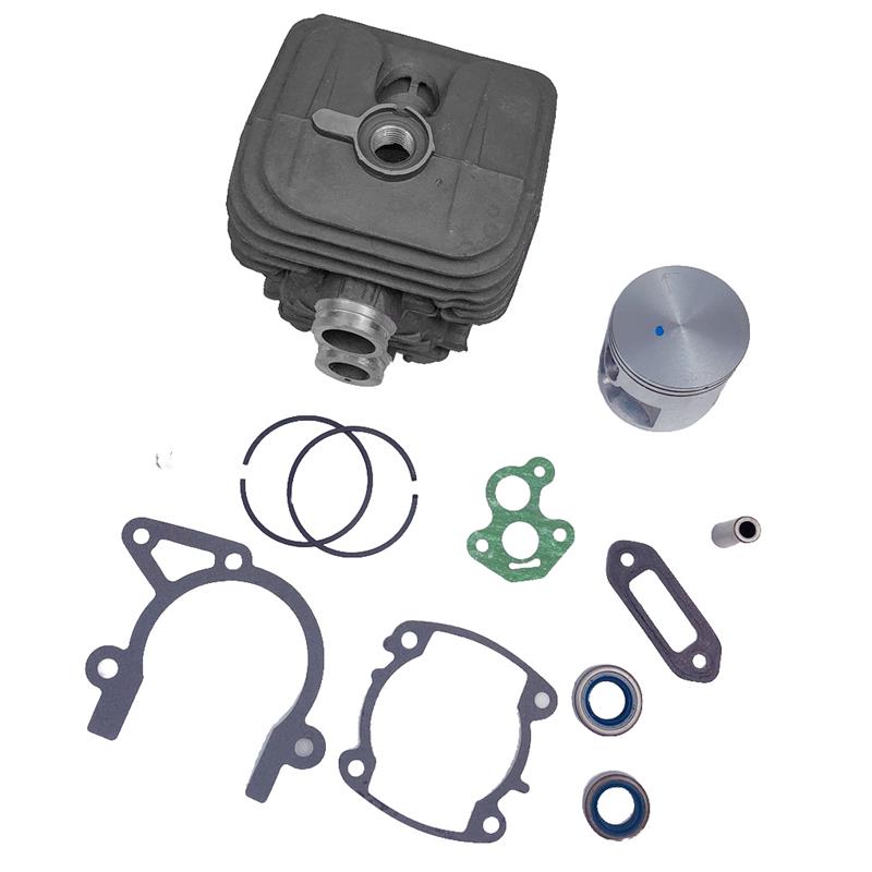 50mm Cylinder Head Assembly Set Piston Pin Rings Circlips Saw Engine Motor Equipment Parts Repairing Replacement for TS410/TS420