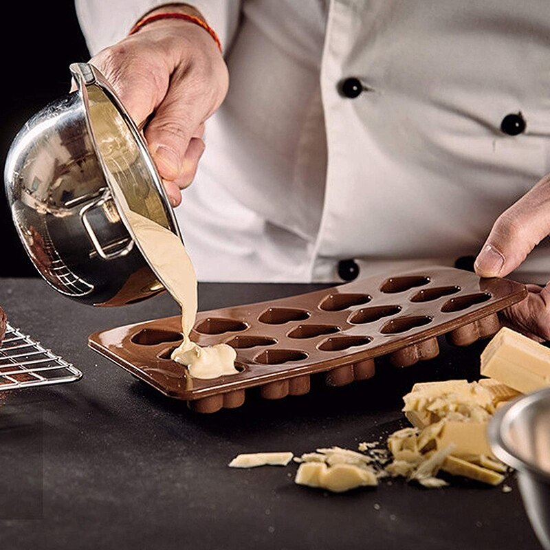 Pot de fusion à Double chaudière avec poignée résistante à la chaleur, Pot de fusion de chocolat de grande capacité pour les bonbons au beurre (400ML)