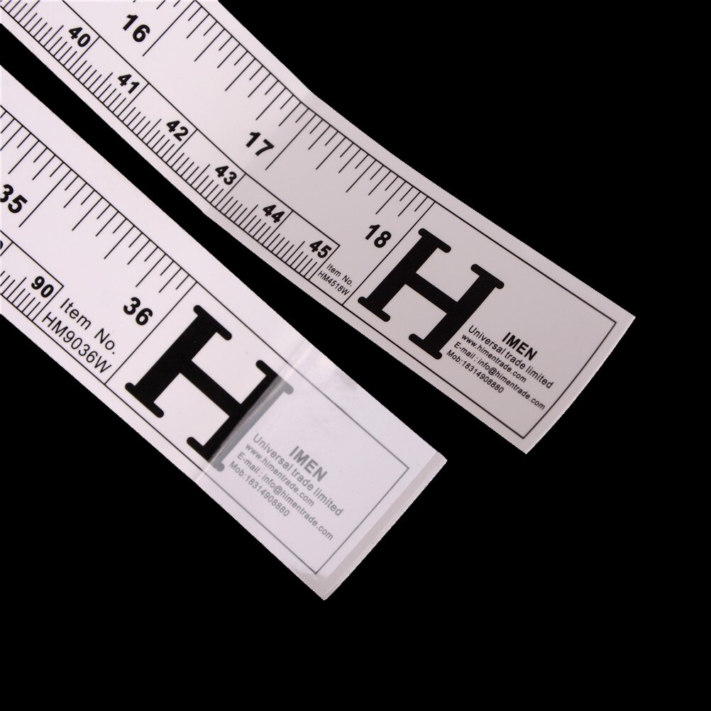 1 PCS 45/90cm Self Adhesive Metric Measure Tape Vinyl Ruler For Sewing Machine Sticker