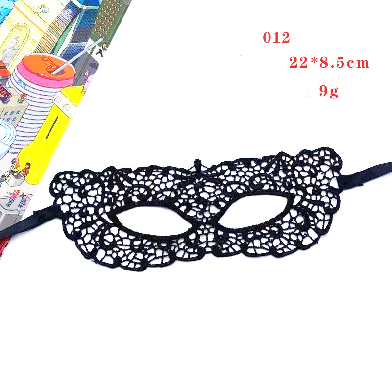 Women Gothic Lace Mask Cosplay Halloween Party Carnival Sexy Lady Costumes Half Face Animal Role Playing Masques For Girls: Gold