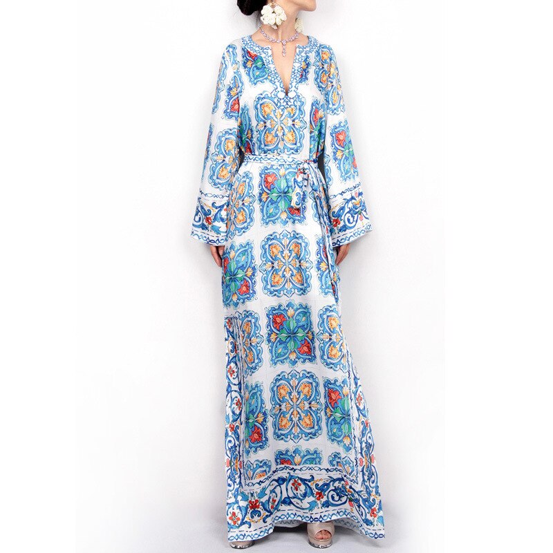 Zomer Strand Jurk Dames Tunieken Pareo Grote Size Kimono Baden Vrouwen Jurken Bohemen Gedrukt Print Acetaat Kaftan Strand