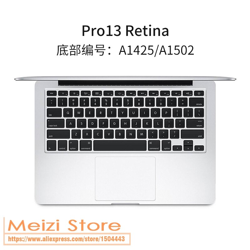 Protège clavier en polyuréthane thermoplastique Peau Protecteur Pour Apple macbook Air Pro avec Écran Retina 11 12 13 15 17 Touch Bar 13.3 15.4: Pro 13 retina A1502
