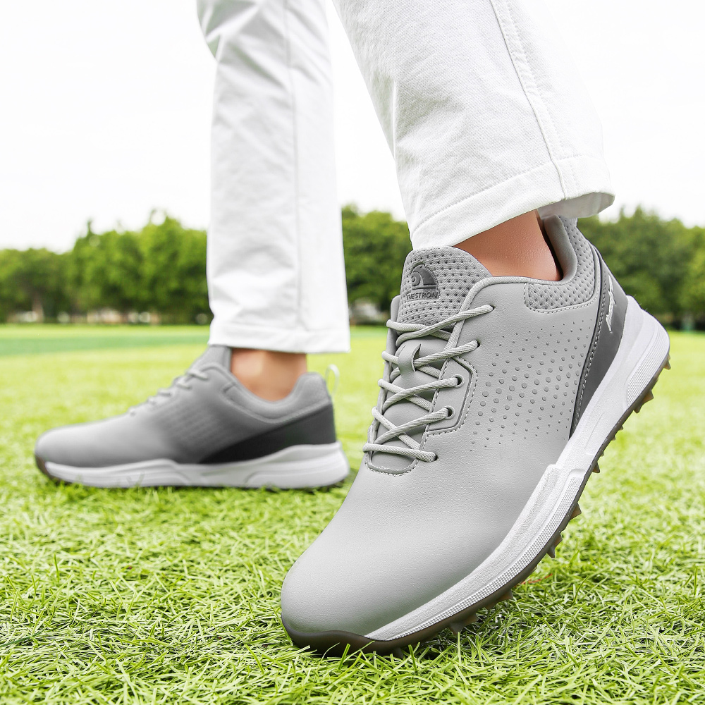Wasserdichte Golfschuhe für Herren, ohne Spikes, Golf-Sneaker, Wanderschuhe, leichte Wanderschuhe