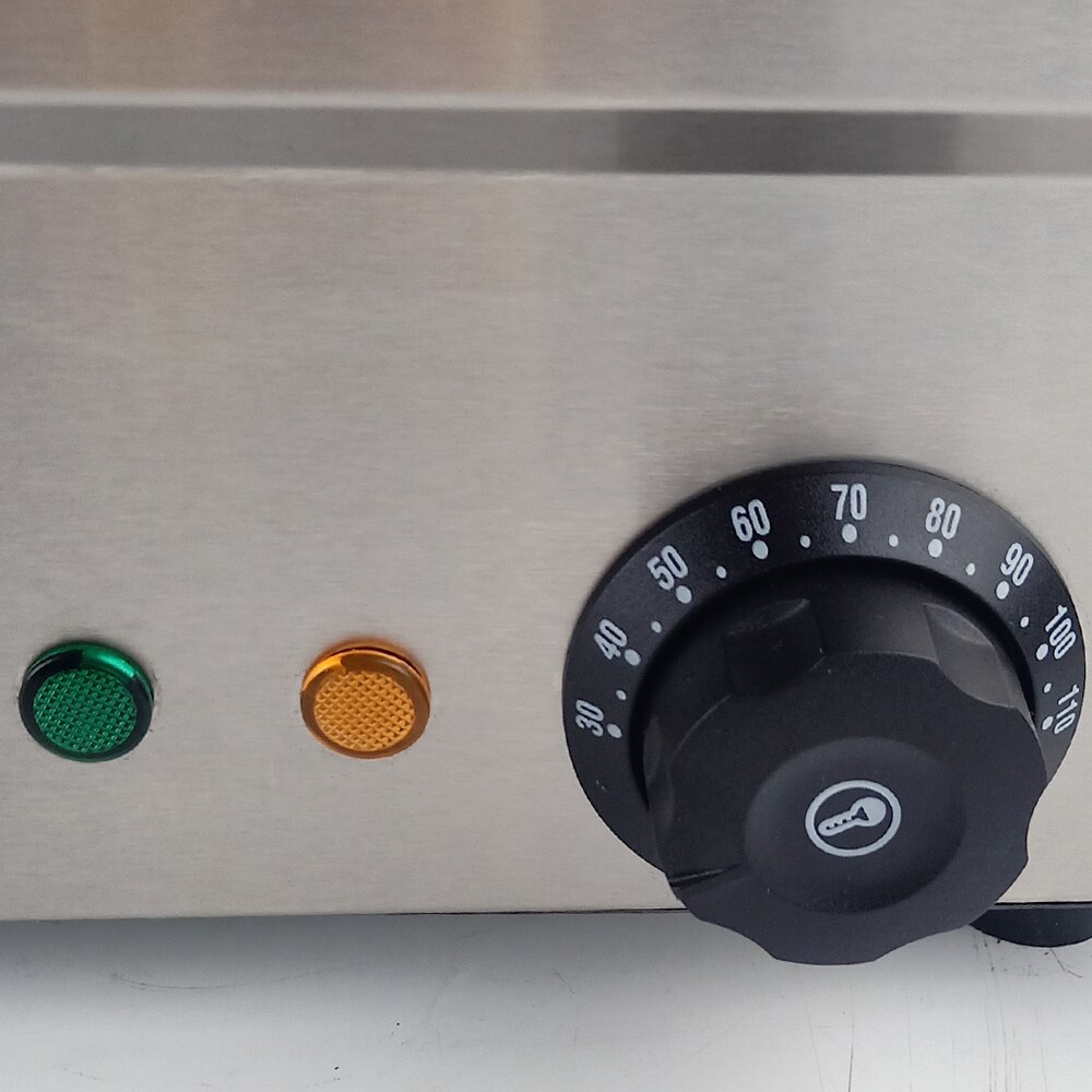 6 réservoirs Multinational électrique Bain Marie Cchafing plat cusage commercial chauffe-plats Buffet en acier inoxydable chauffe-vapeur