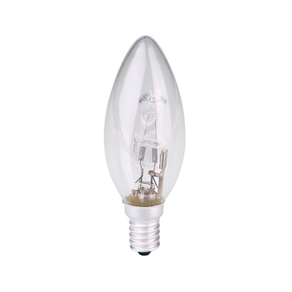 Lámpara halógena E14, bombilla con forma de vela, CA 220V-240V, iluminación, suministros para el hogar