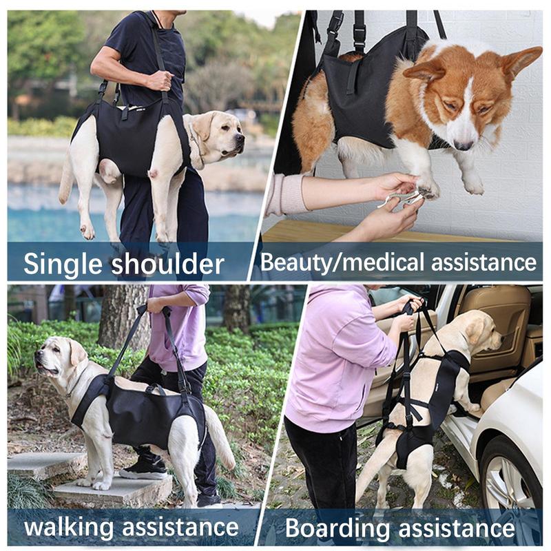 Hond Lift Harnas Voor Trappen Hond Herstel Sling Dikker Handvat Hond Assist Riem Huisdier Revalidatie Lift Vest Verstelbare Riem