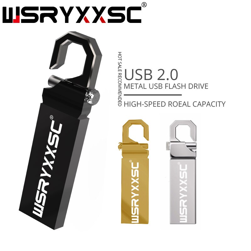 Wsryxxsc usb-stick wasserdicht-stick 32gb high-speed-flash-karte usb reale kapazität u disk mit freies micro adapter